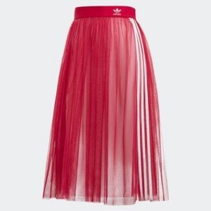 Pink Mesh Adidas Skirt